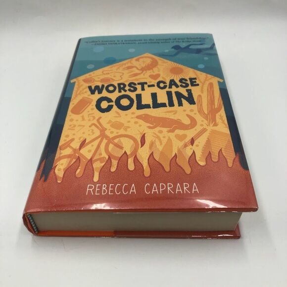 Worst-Case Collin Rebecca Caprara Hardback Book Teen Fiction Ex-Library - Picture 3 of 13